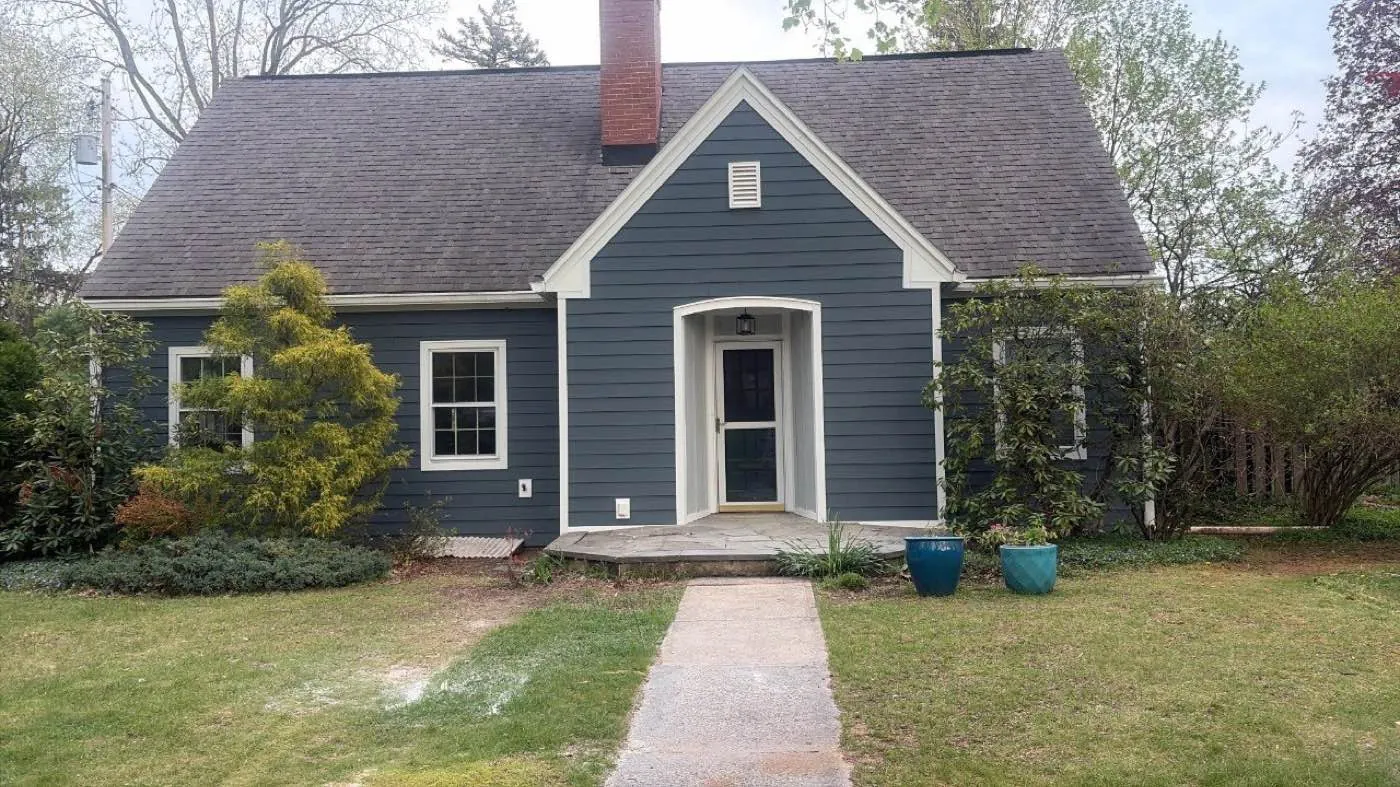 James Hardie fiber cement siding on a Cape Cod home in Pennsylvania
